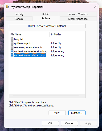 Property Sheet Shell Extension