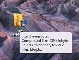 Tool Tip Shell Extension
