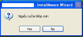 Step 2: Click Cancel and choice to continue (???)