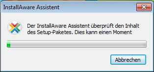Notation error in the first InstallAware Assistent Dialog