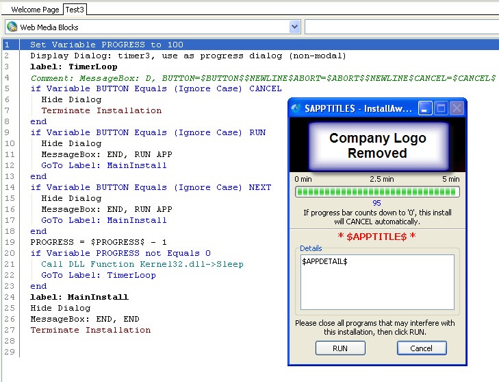 Script and Dialog