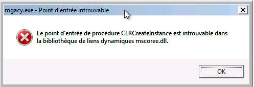 Error from a french Win7...
