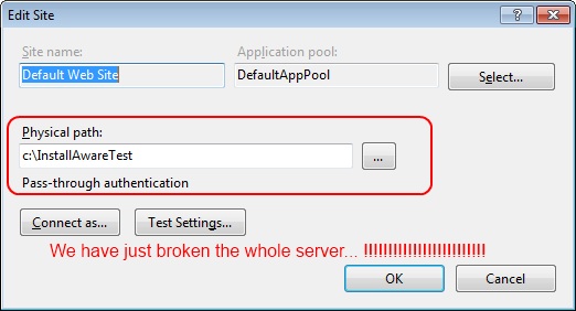 Broken system